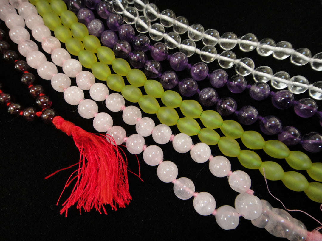 Knottted Gemstone Mala