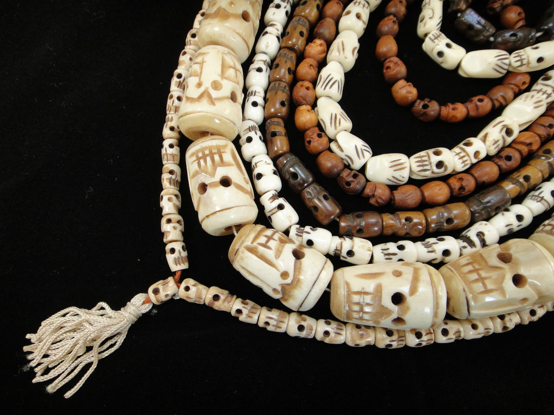 Carved Bone Mala