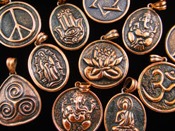 Copper Amulet Pendants