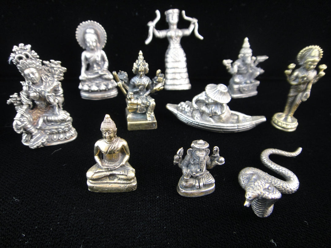 Brass Deity Pendants & Statuettes