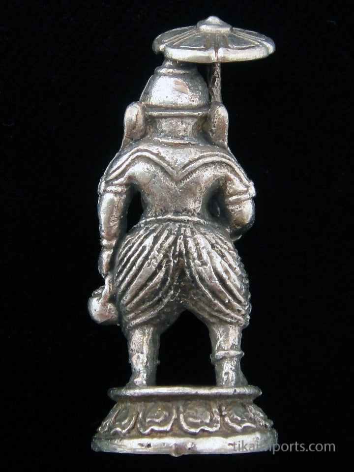 Brass Deity Statuette- Small -Ganesh w/ Umbrella