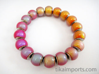 Hot Pink Mirage Bracelet- Carnation