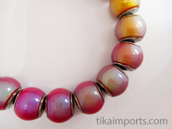 Hot Pink Mirage Bracelet- Carnation