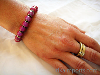 Hot Pink Mirage Bracelet- Carnation