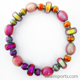 Hot Pink Mirage Bracelet- Fuchsia