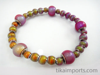 Hot Pink Mirage Bracelet- Magenta