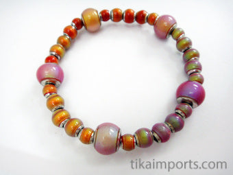 Hot Pink Mirage Bracelet- Magenta