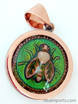Mirage Bead Pendant- Honey Bee