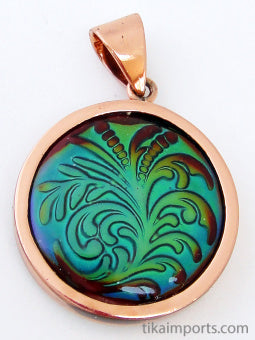 Mirage Bead Pendant- Radiant Rouge