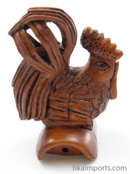 Rooster on Bamboo