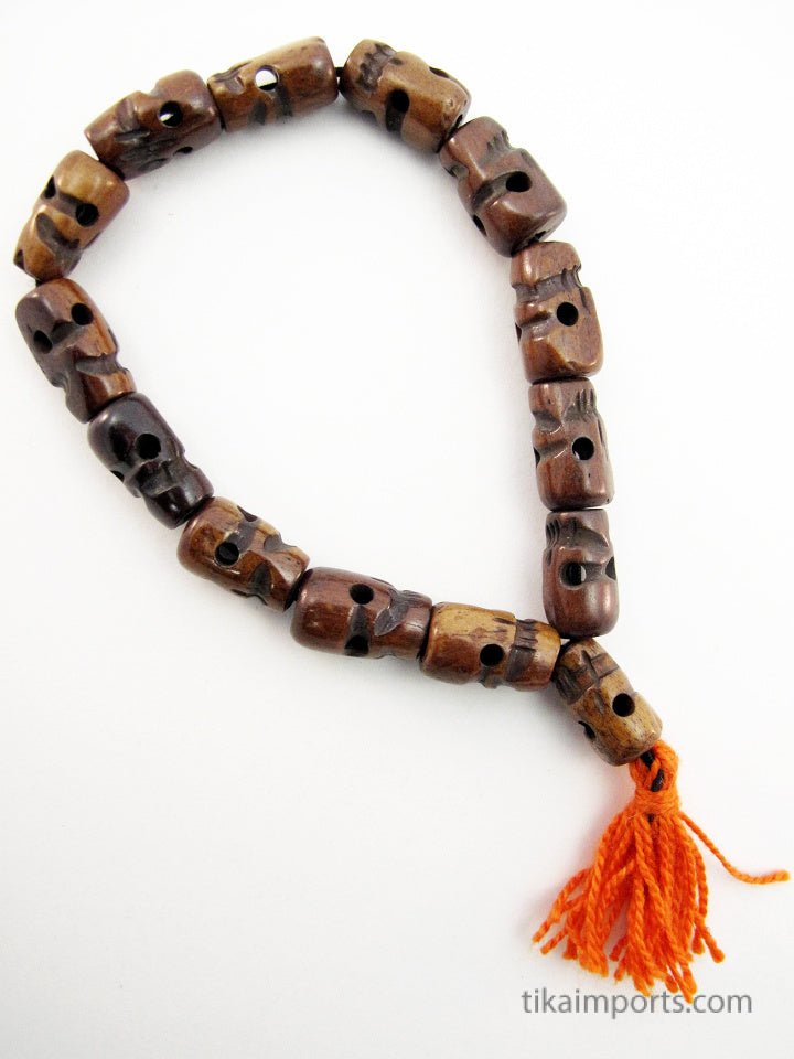 Dark Bone Mala Bracelet- Full Scale
