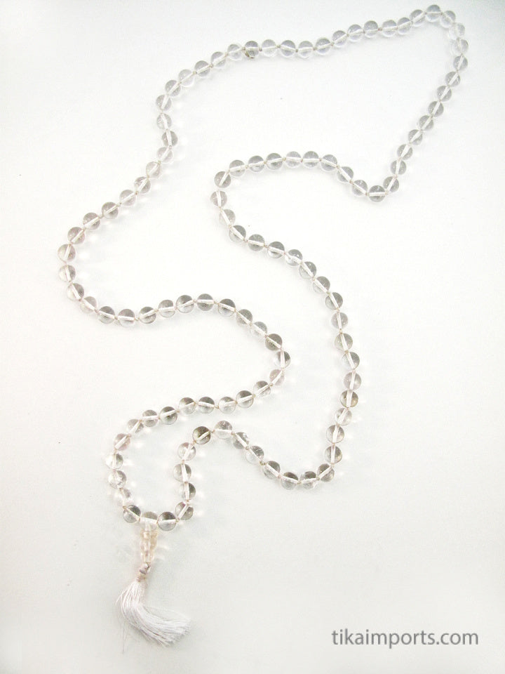 Knotted Crystal Mala