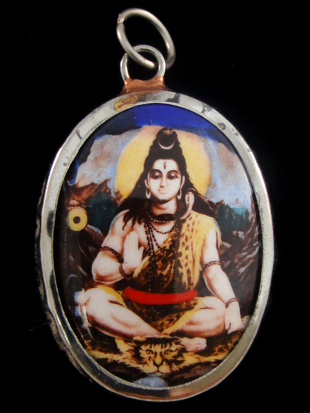 Enamel Pendant - Shiva
