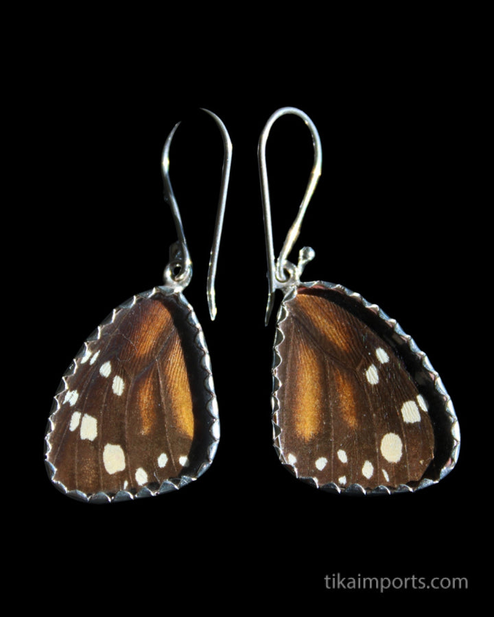 Small Monarch Wing Earrings