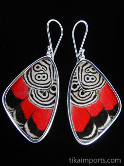 Large 88 Wing Earrings