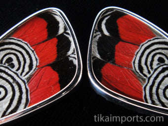 Large 88 Wing Earrings