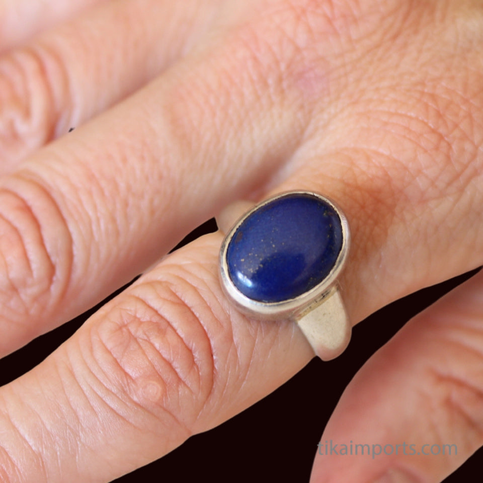 Lapis Sterling Silver Ring
