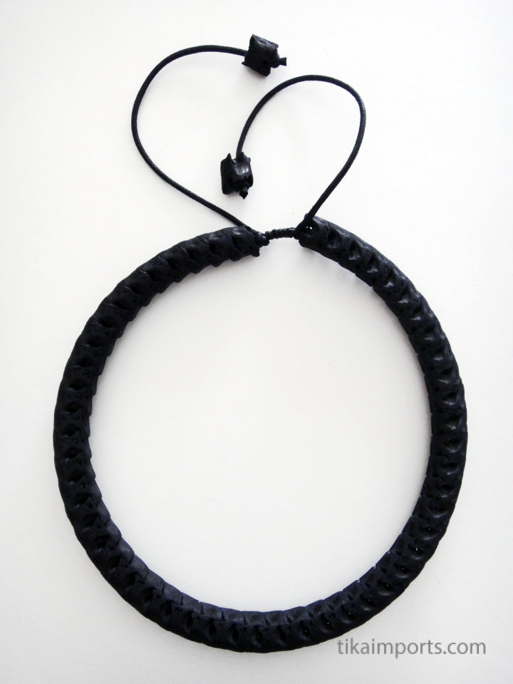 Snake Vertebrae Choker- Black