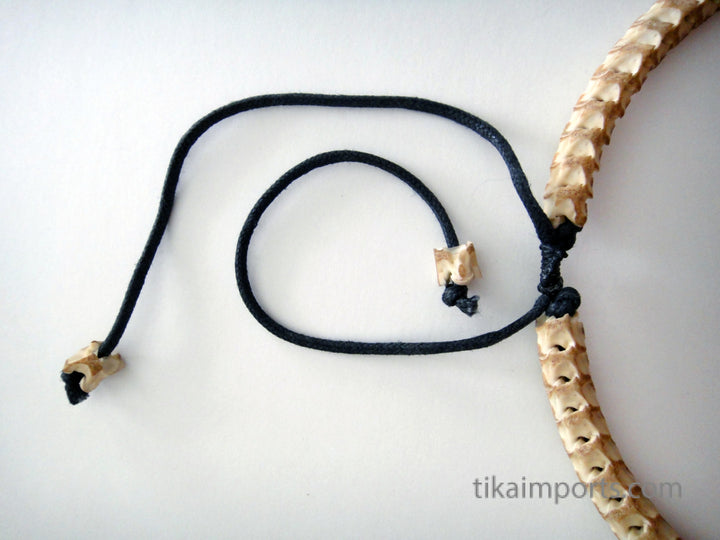 Snake Vertebrae Choker- Tan