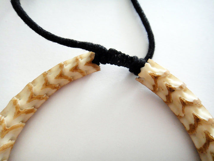 Snake Vertebrae Bracelet- Tan