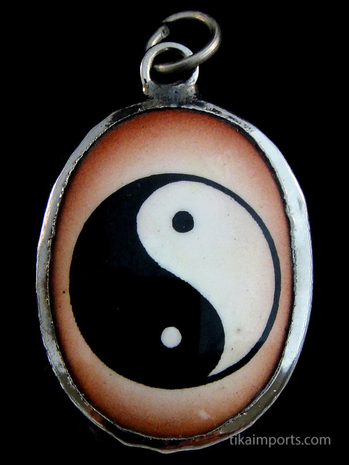 Enamel Pendant- Yin Yang