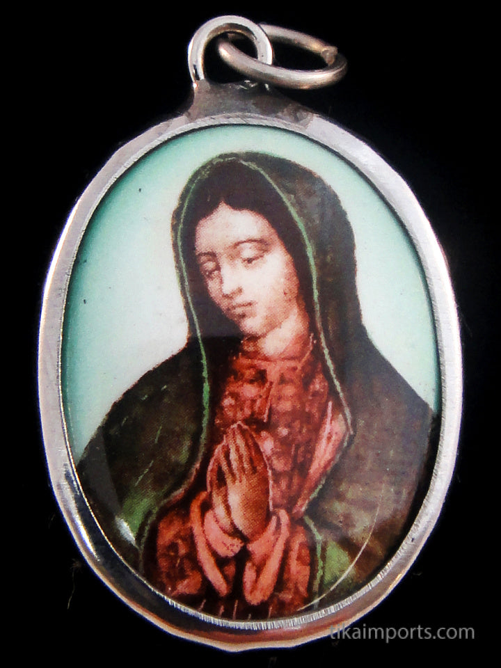 Enamel Pendant- Mary
