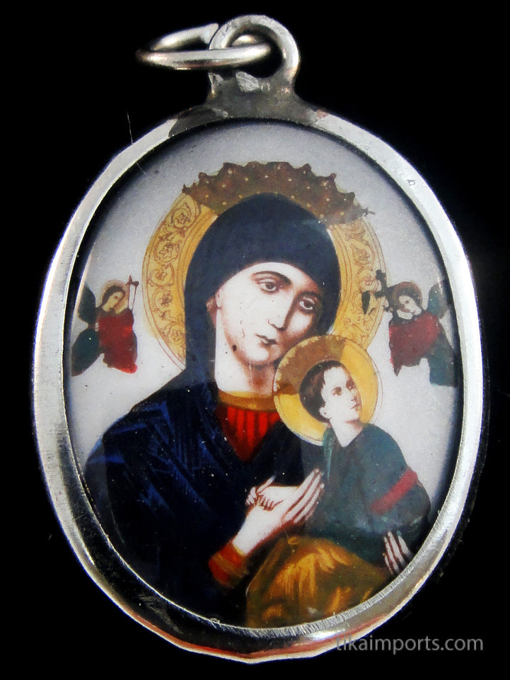 Enamel Pendant- Mary