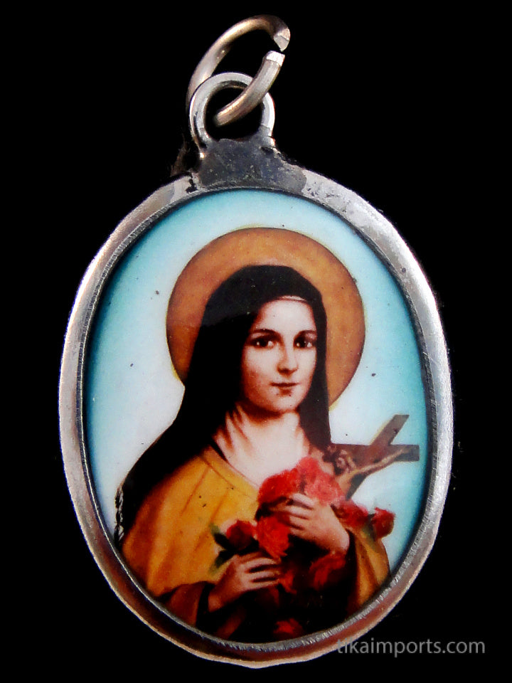 Enamel Pendant- St. Teresa