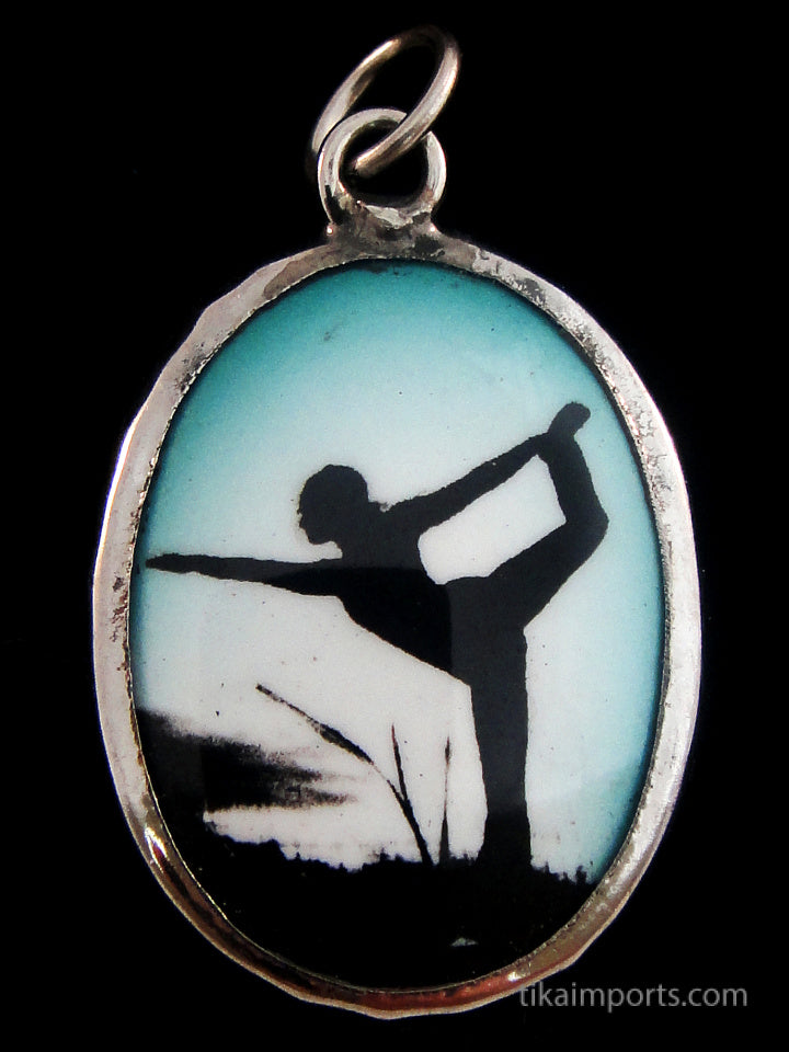 Enamel Pendant- Yoga