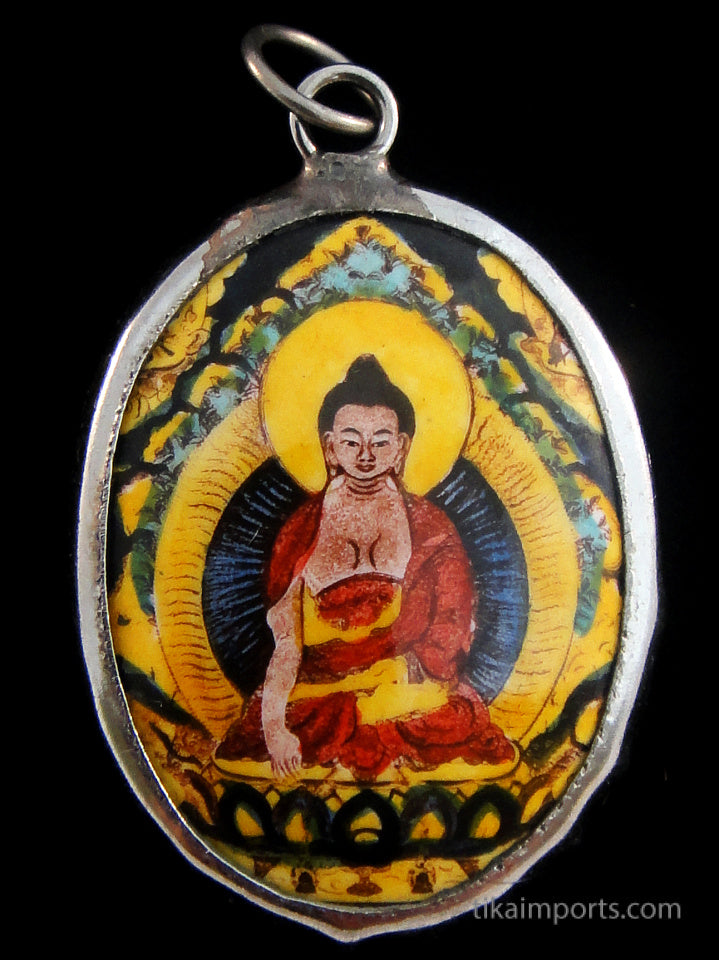 Enamel Pendant- Buddha