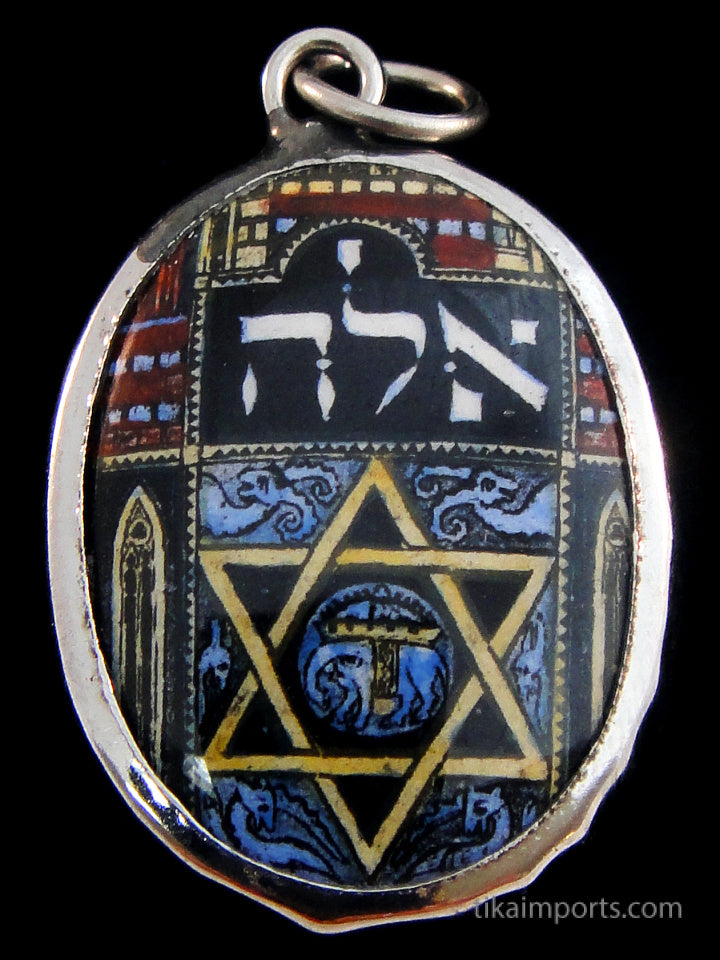Enamel Pendant- Eleh