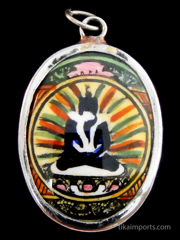 Enamel Pendant- Yab Yum