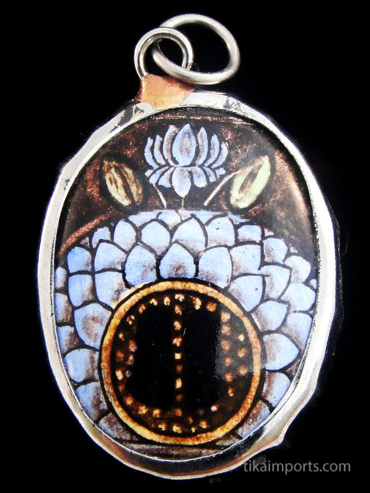 Enamel Pendant- Buddha Feet