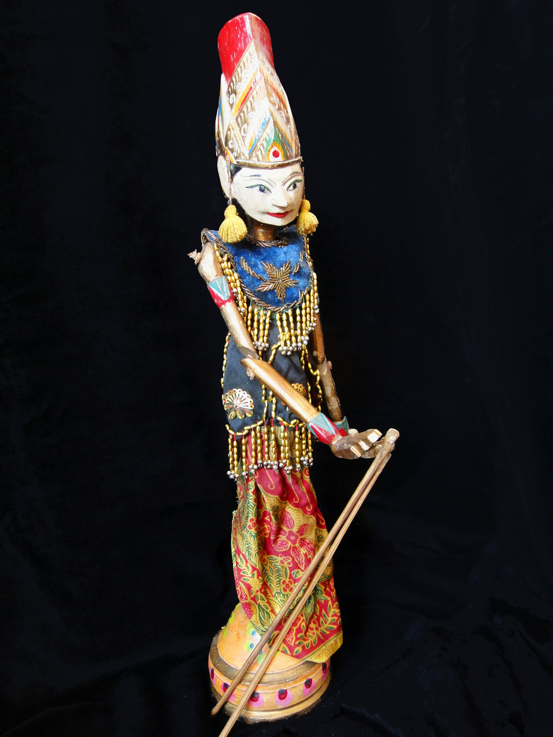 Standing Wayang Golek Puppet