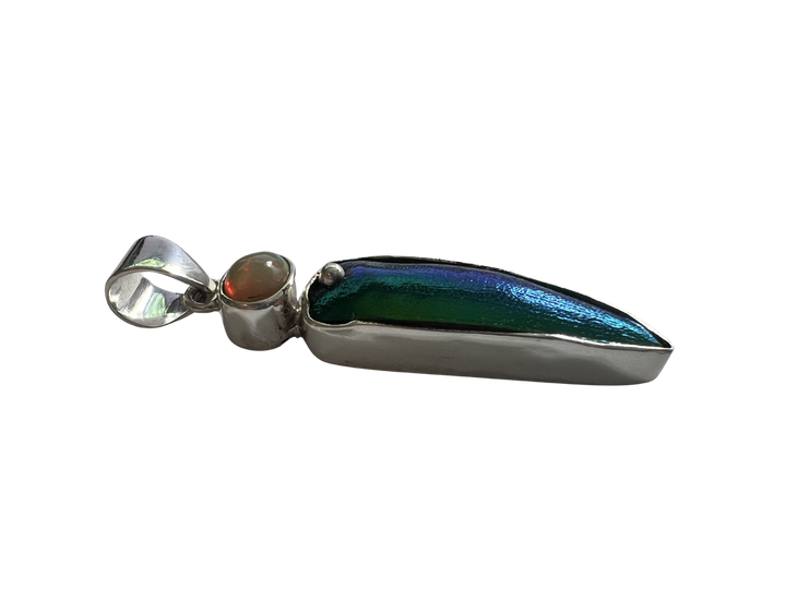 Opal Elytron Sterling Pendant