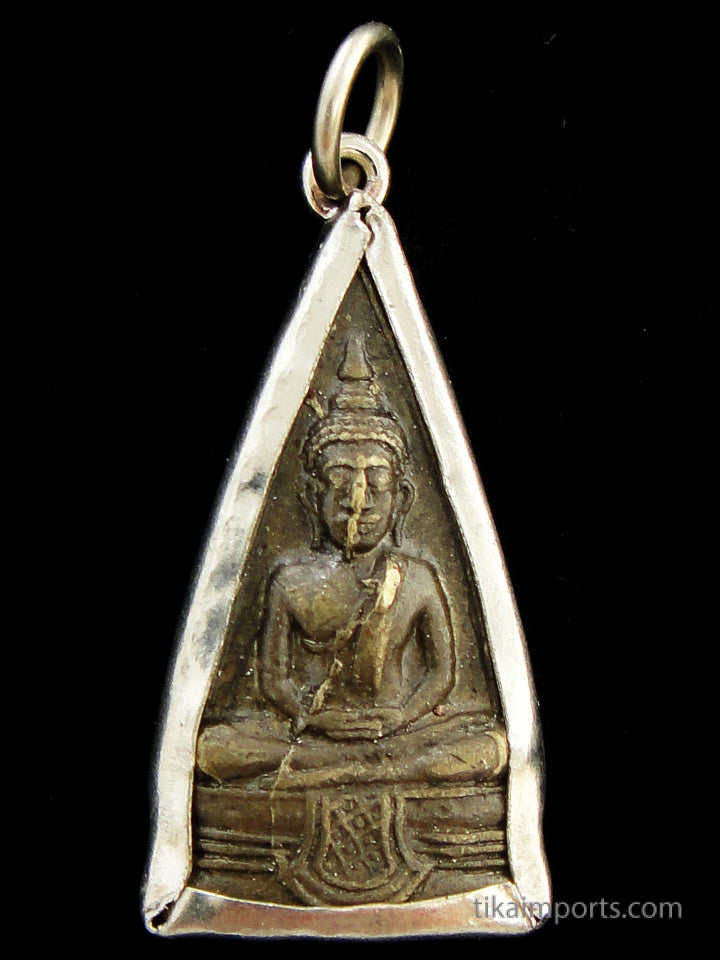 Brass Deity Pendant- Buddha