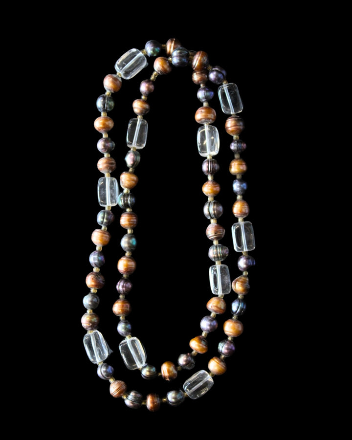 Chrystal Pearl Necklace