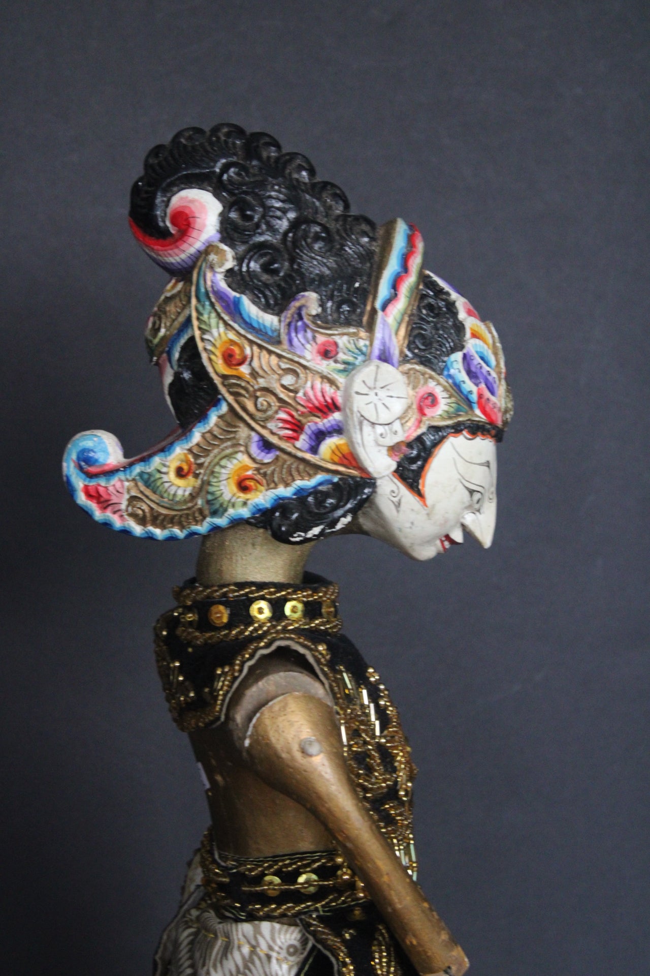 Wayang Puppet- Yudhistira – Tika