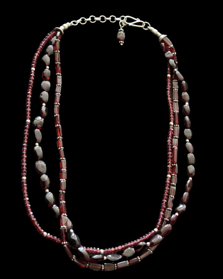 Persephone's Garnet Necklace