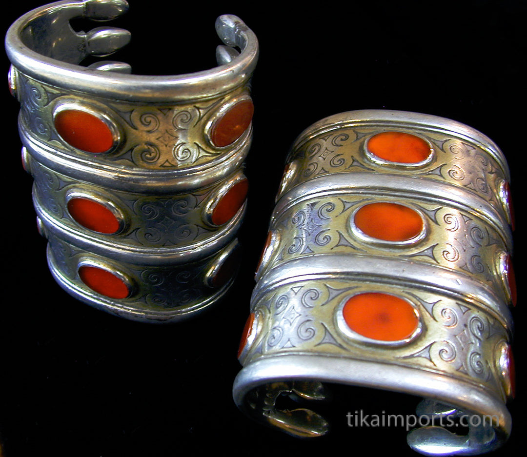 Antique Turkoman Cuffs (Pair)