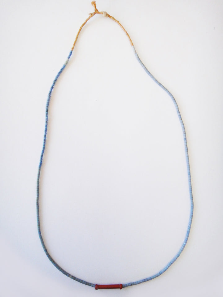 Small Blue Glass African Trade Bead Strands