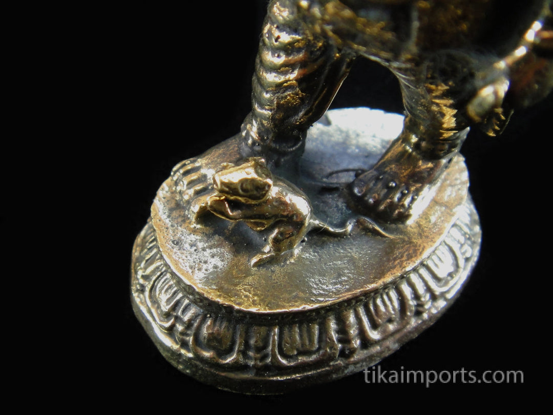 Brass Deity Statuette - Large - Ganesh with Umbrella