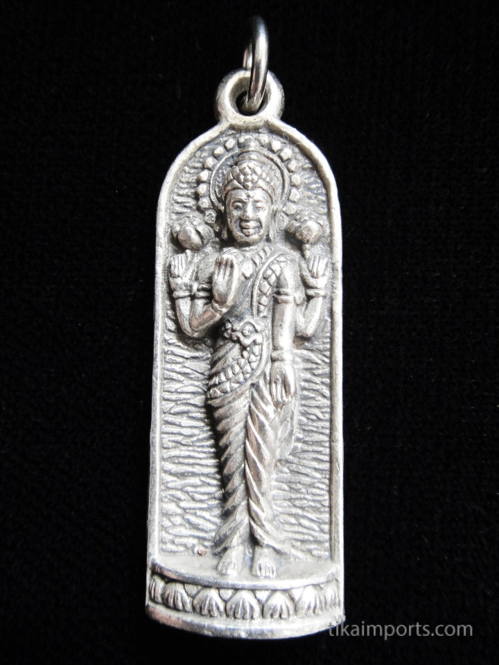 Brass Deity Pendant- Lakshmi