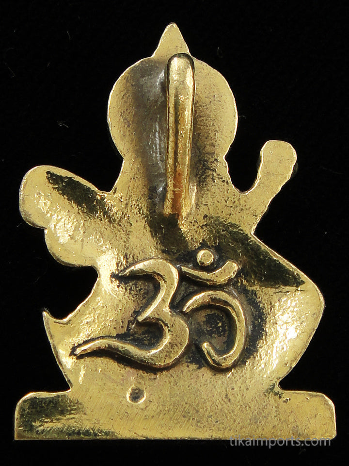 Brass Deity Pendant- Saraswati