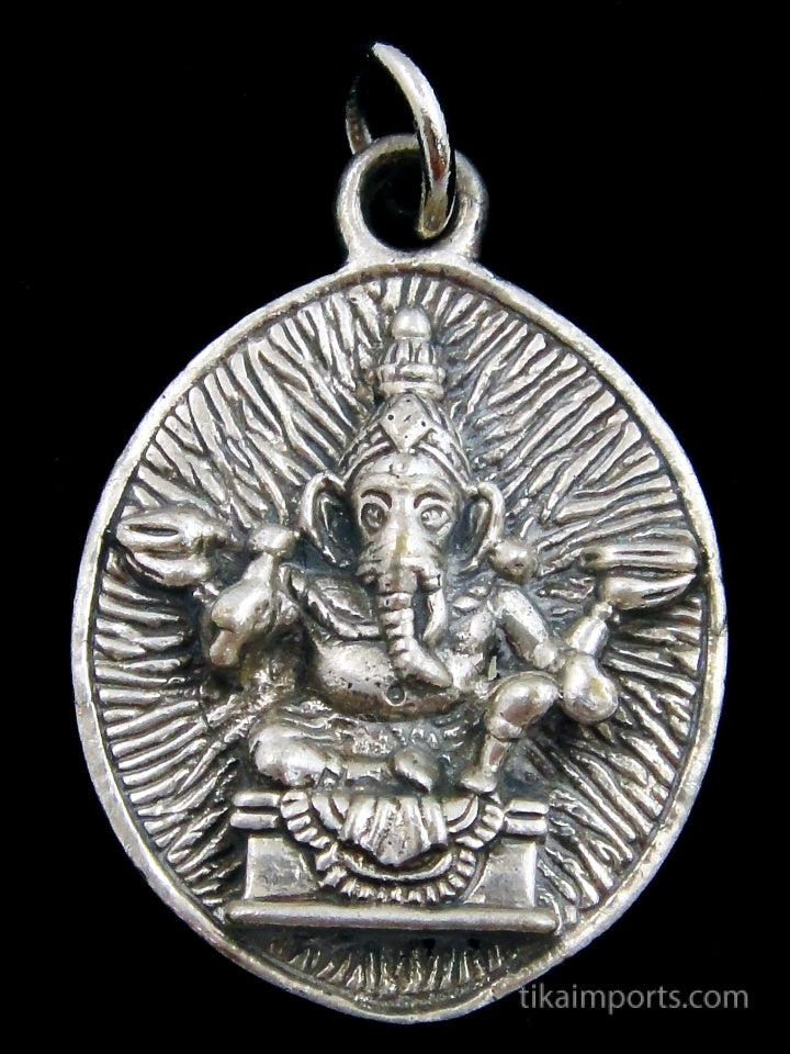 Brass Deity Pendant- Ganesh