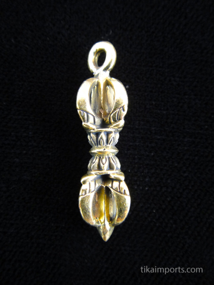 Brass Deity Pendant- Dorje (Small)