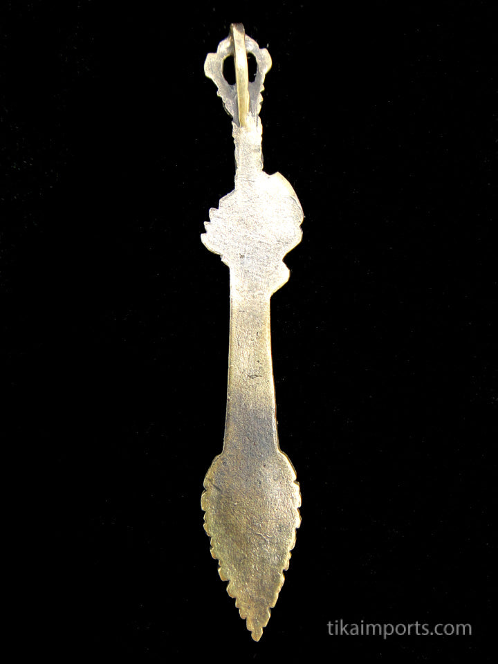 Brass Deity Pendant- Manjushri Sword