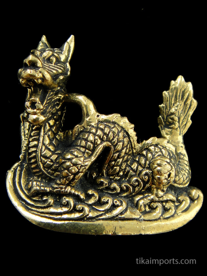 Brass Deity Pendant- Dragon