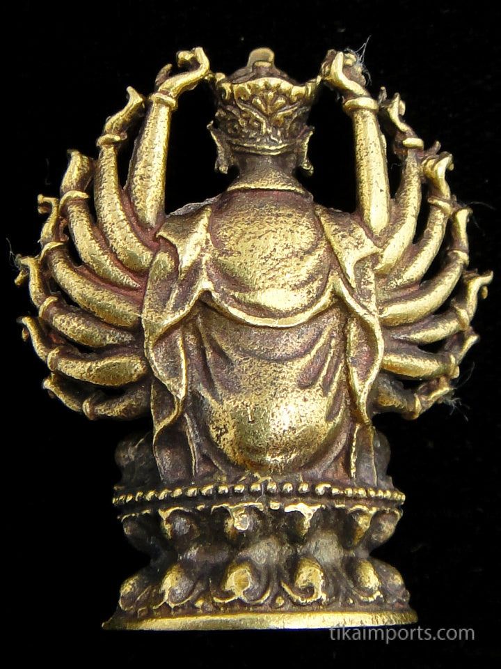 Brass Deity Statuette- Small -Bodhisattva