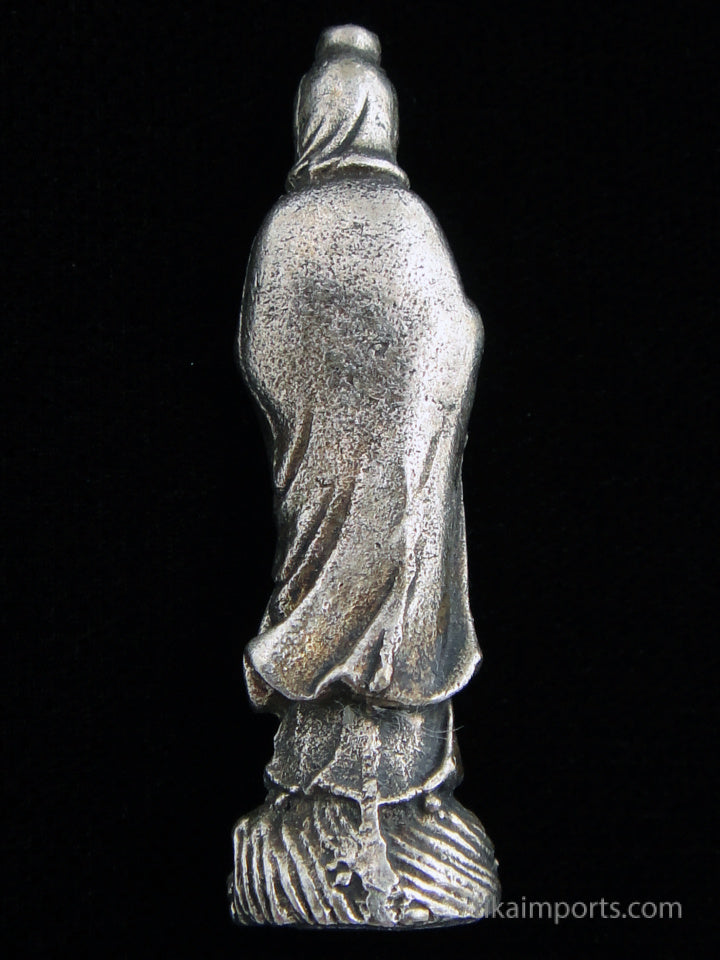 Brass Deity Statuette- Small -Quan Yin (sm)
